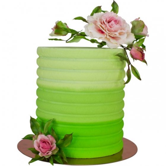 Skrapa med mönster för tårtor