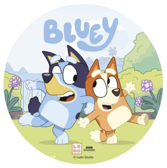 Tårtbild Bluey
