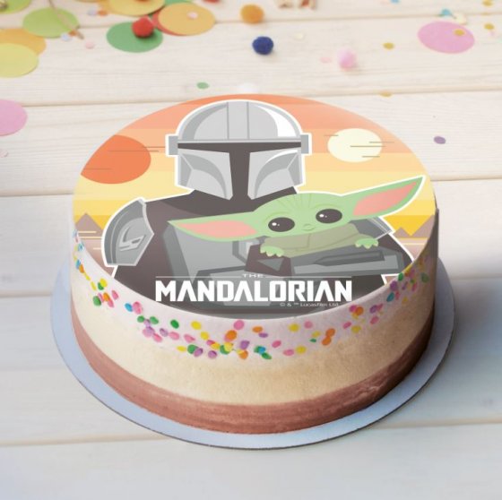 Tårtbild Mandalorian