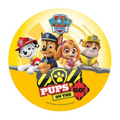 Tårtbild Paw patrol pups on the go