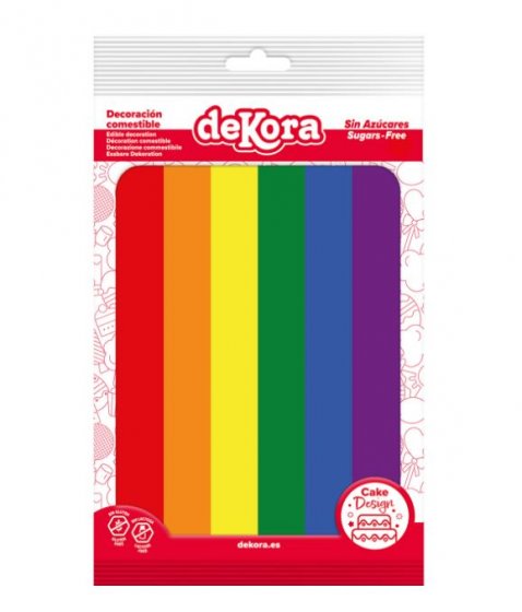 Suorakulmainen kakkukuva HBTQI 15 x 21 cm