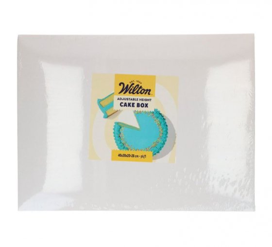 Wilton Tårtkartong med justerbar höjd 40 x 30 x h 20-28 cm