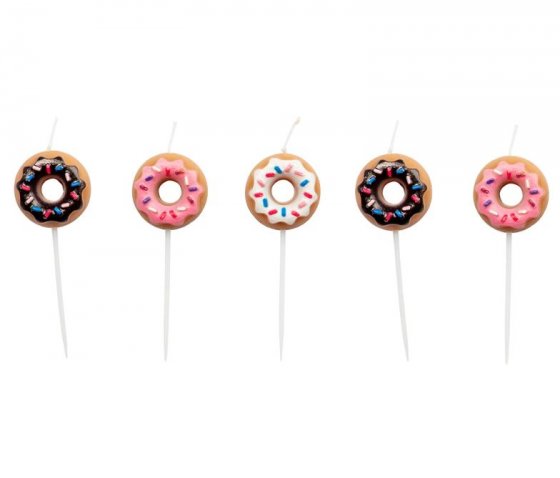 Tårtljus Donuts 5-pack