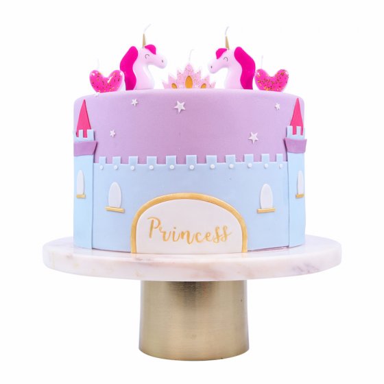 Tårtljus set prinsessa 5 st