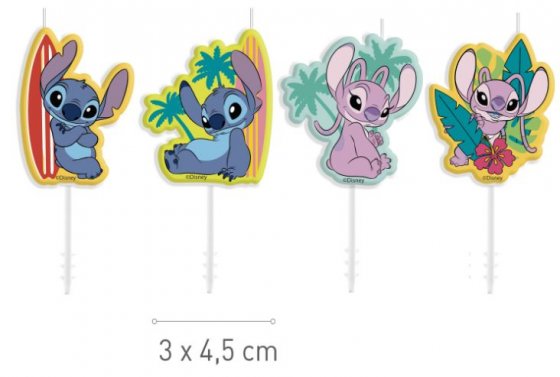 Tårtljus 4-pack Stitch