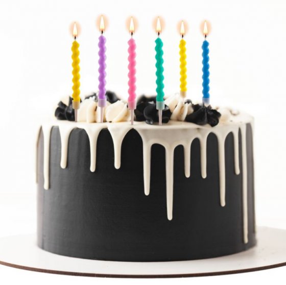 Tårtljus Twisted 6-pack