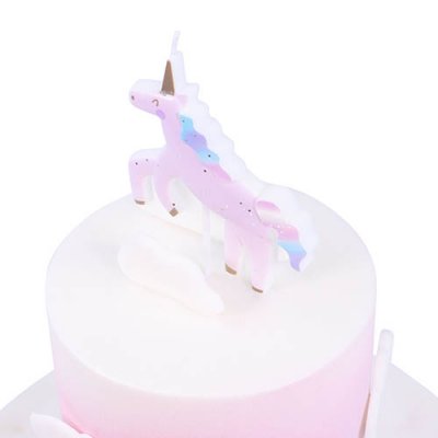 Tårtljus unicorn