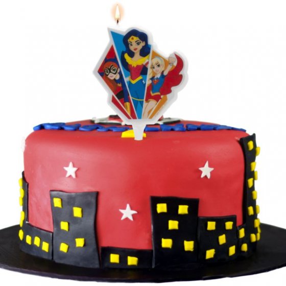 Tårtljus Super hero girls