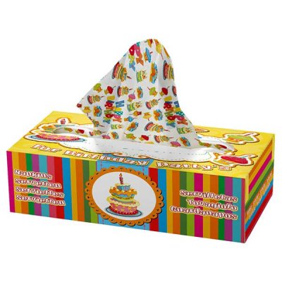 Tissue Box Happy Birthday