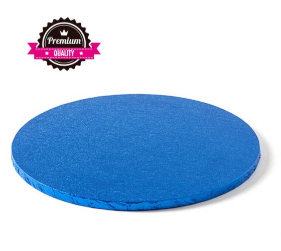 cake drum tårtbricka blå 35 cm