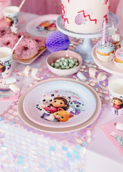 Paper plates Gabby's Dollhouse