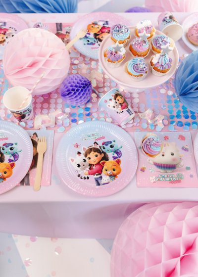 Paper plates Gabby's Dollhouse