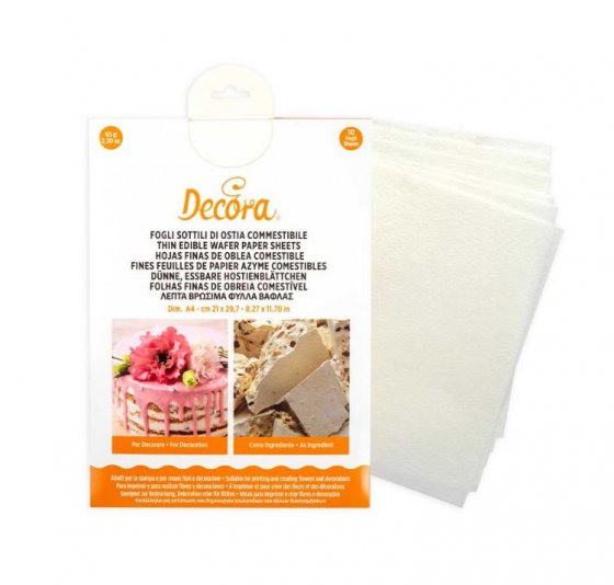 Tunna waferark för bakning