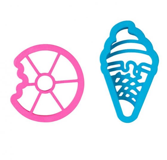 Utstickare munk och glass