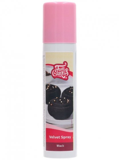 FunCakes svart velvet spray