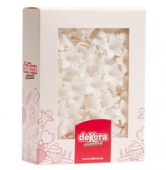 Vita waferblommor