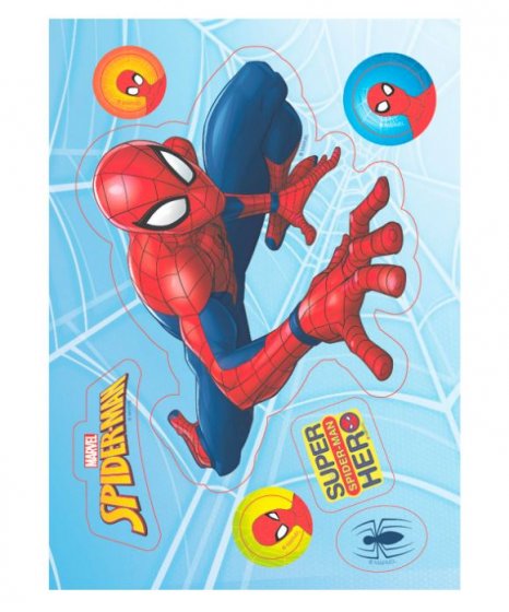 Waferdekorationer Spiderman