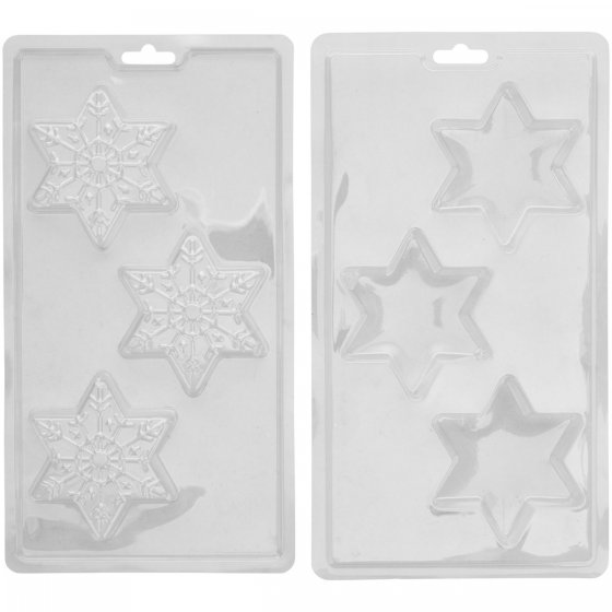 Candymould för choklad snöflinga