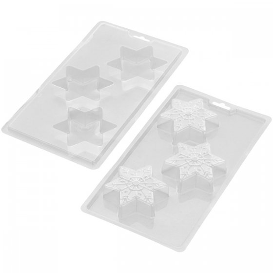 Candymould för choklad snöflinga