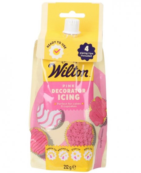 Wilton Decorator Icing - Valmis kuorrute Vaaleanpunainen 212 g