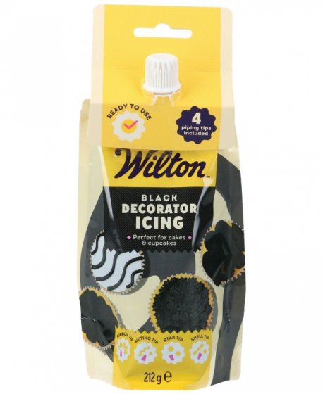 Wilton Decorator Icing - Valmis kuorrute Musta 212 g