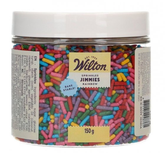 Wilton Rainbow Jimmies Bakstabilt Strössel