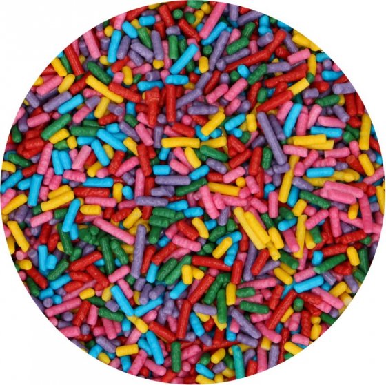 Wilton Rainbow Jimmies Bakstabilt Strössel
