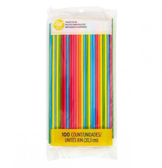 färgglada klubbpinnar till bakning