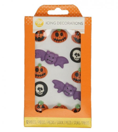 Wilton Sokerikoristeet Halloween 12 kpl