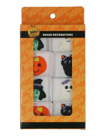 Wilton sockerdekorationer Happy Halloween 8 st