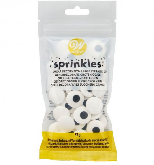 Wilton sockerdekorationer ögon