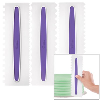 Wilton icing comb 3-pack