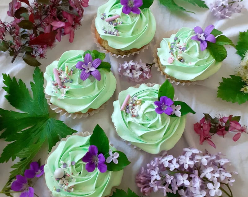 Änglakakeriet ambassadör recept cupcakes lime och nässlor
