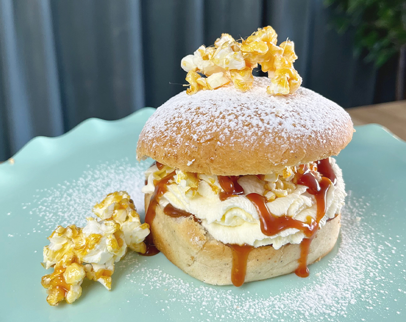 Recept popcornsemla