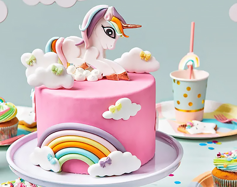 recept enhörningstårta